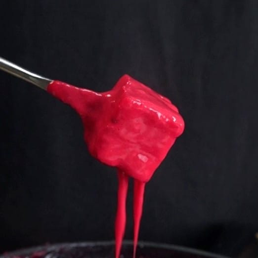 Fondue in seiner aufregend roten Variante
